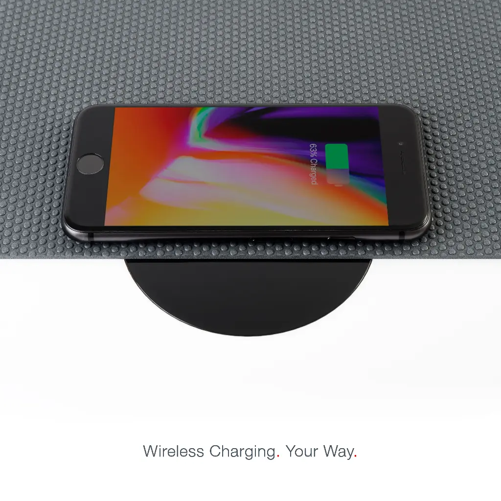 ROKK Wireless - Sub. 10W Waterproof wireless charger 12/24V