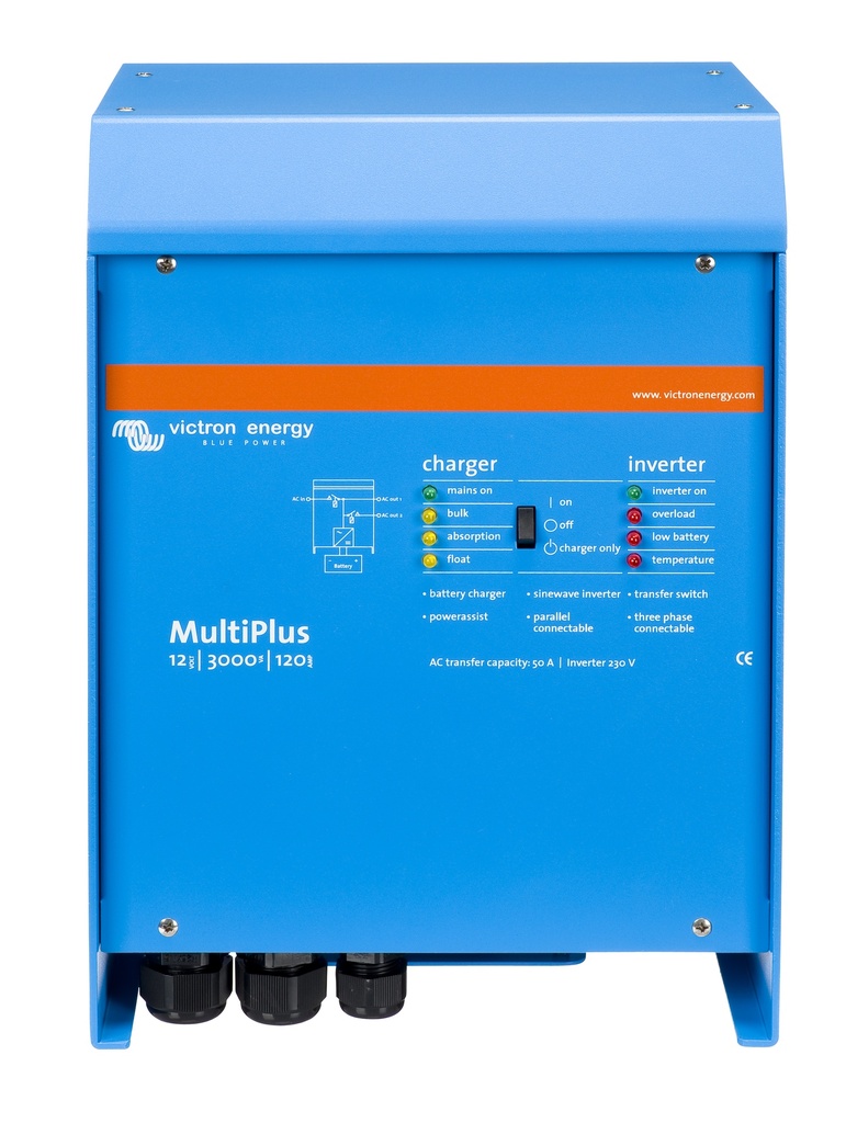 MultiPlus12/3000/120-50 230V VEBus*If 0, order PMP122301013*