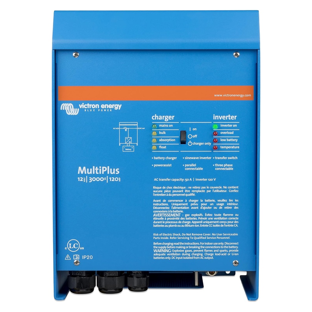 MultiPlus 12/3000/120-50 120V VE.Bus (UL)