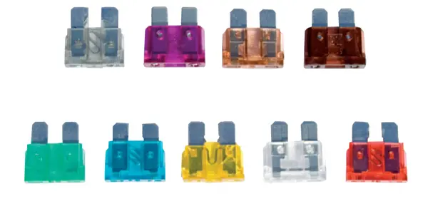 Plug-in blade fuse ATO 15A light blue packed / 100 pcs.