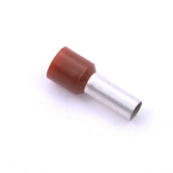 Ferrules 10mm² brown/100 pcs.