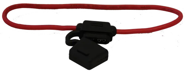 Blade fuse holder with 0.75 mm² cable (10 pieces)