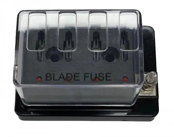 Fuse holder ATO LED 4-way