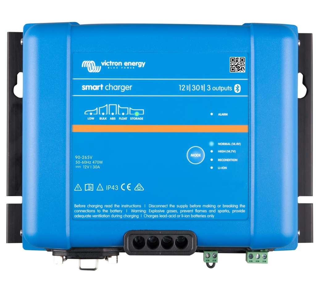 Smart IP43 Charger 12/30(3) 120-240V