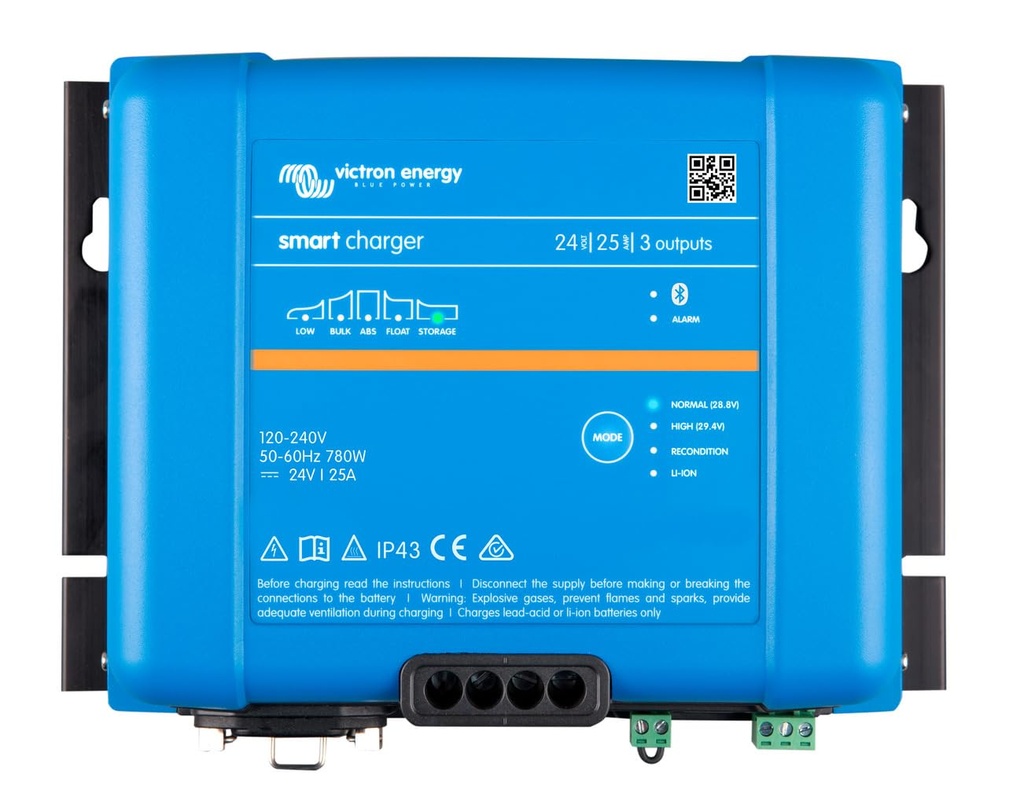 Smart IP43 Charger 24/25(3) 120-240V