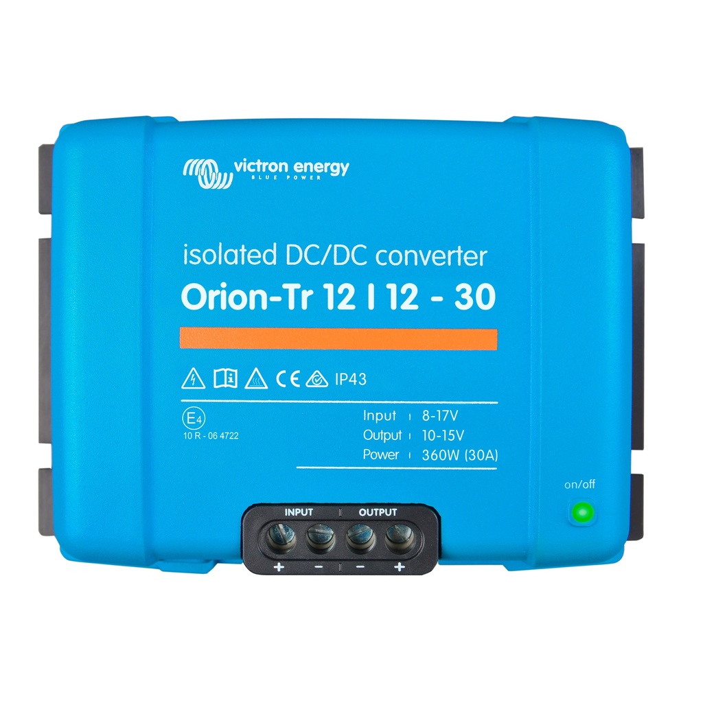 Orion-Tr 12/12-30A (360W) Isolated DC-DC converter
