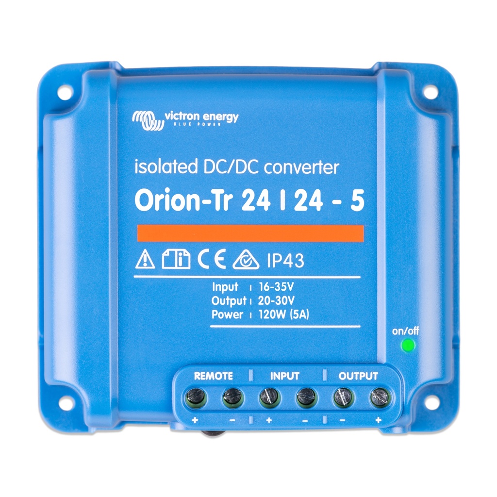 Orion-Tr 24/24-5A (120W) Isolated DC-DC converter
