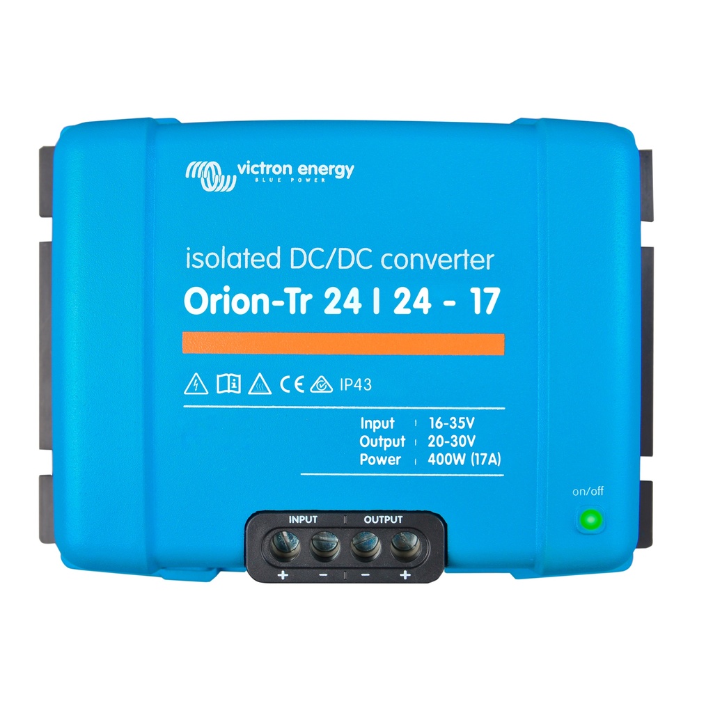 Orion-Tr 24/24-17A (400W) Isolated DC-DC converter