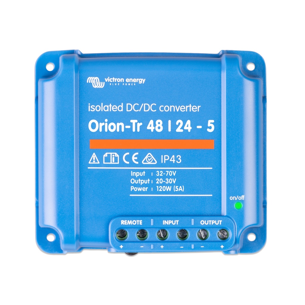 Orion-Tr 48/24-5A (120W) Isolated DC-DC converter