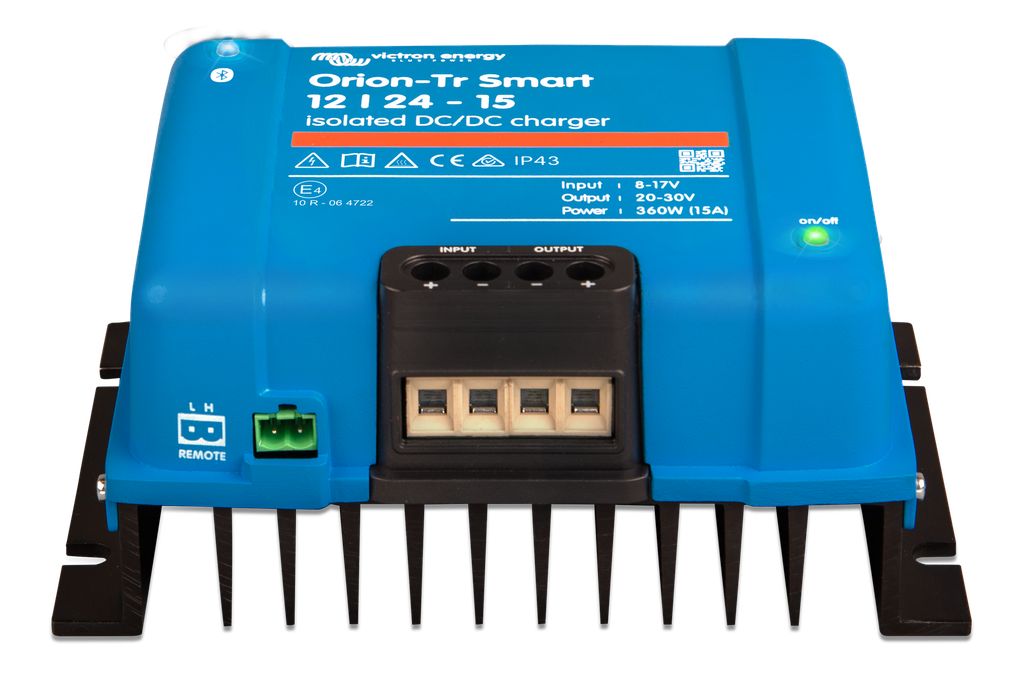 Orion-Tr Smart 12/24-15A (360W) Isolated DC-DC charger