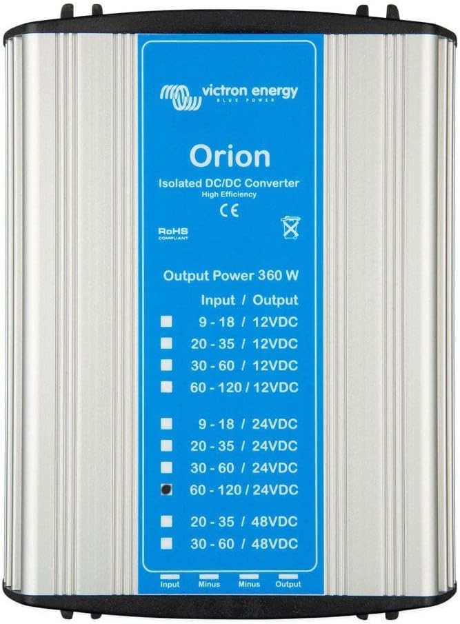 Orion 110/24-15A (360W) Isolated DC-DC converter