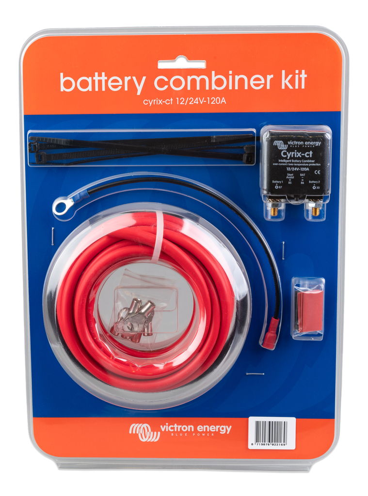 Cyrix-ct 12/24V-120A Battery Combiner Kit Retail