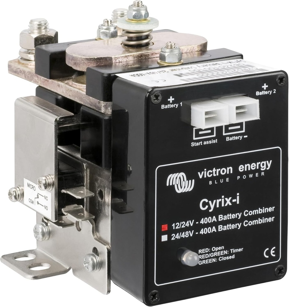 Cyrix-i 12/24V-400A intelligent battery combiner