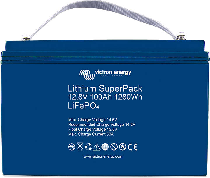 Lithium SuperPack 12.8V/100Ah (M8) High Current