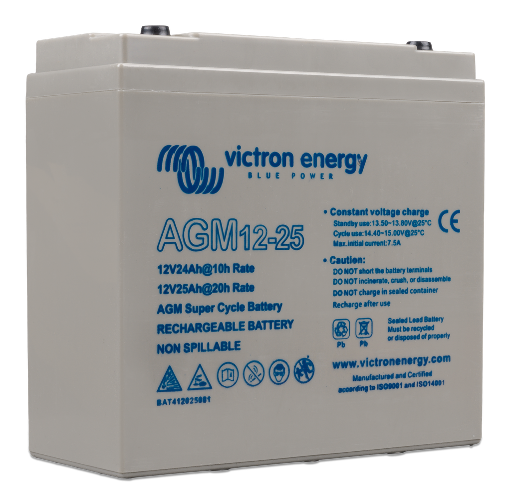 12V/25Ah AGM Super Cycle Batt. (M5)