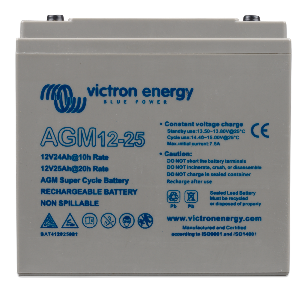 12V/25Ah AGM Super Cycle Batt. (M5)