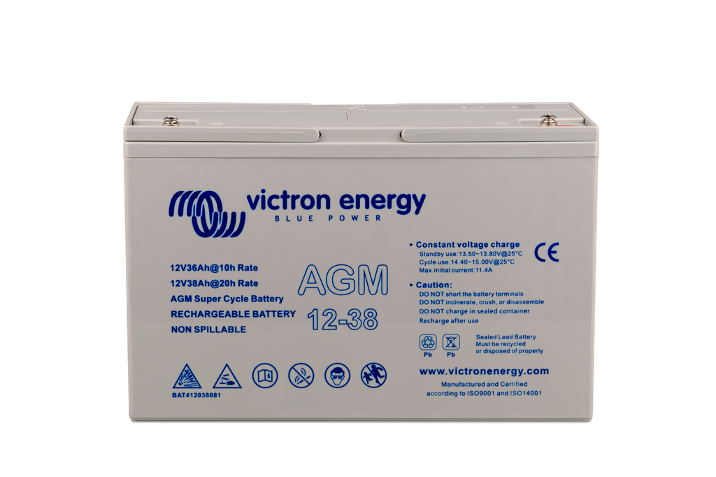 12V/38Ah AGM Super Cycle Batt. (M5)