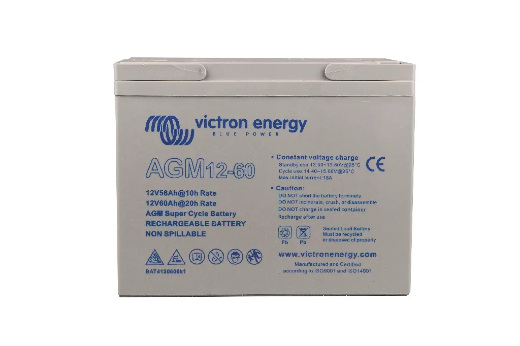 12V/60Ah AGM Super Cycle Batt. (M6)