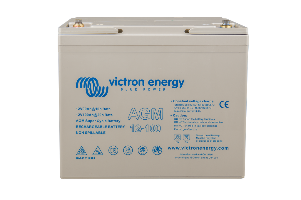 12V/100Ah AGM Super Cycle Batt. (M6)