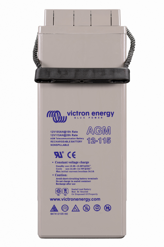 12V/115Ah AGM Telecomm Batt. (M8)
