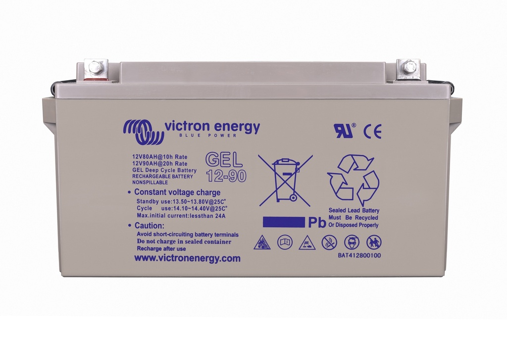 12V/90Ah Gel Deep Cycle Batt.