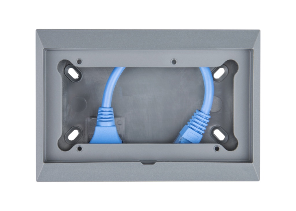 Wall mounted enclosure for 65 x 120 mm GX-panels