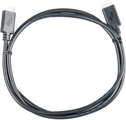 VE.Direct Cable 0,9m (one side Right Angle conn)