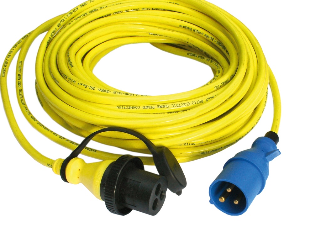 Adapter Cord 16A/250V-CEE plug/Schuko Coupling