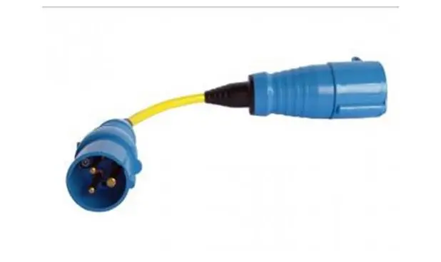 Adapter Cord 16A to 32A/250V-CEE Plug 16A/CEE Coupling 32A