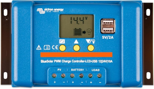 [SCC010010050] BlueSolar PWM-LCD&USB 12/24V-10A