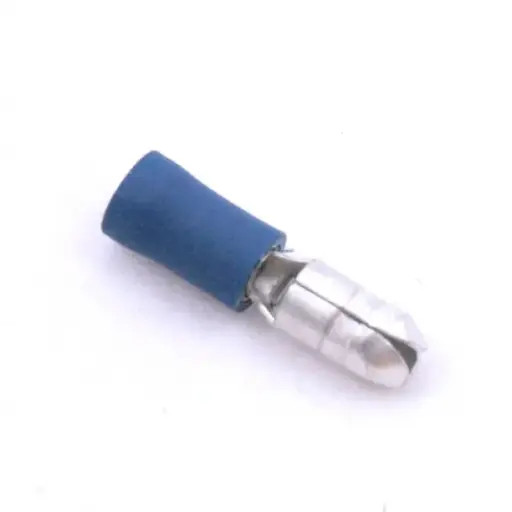 [100440] Cilindred Terminal Male 5,0mm Blue / 100 Pcs.