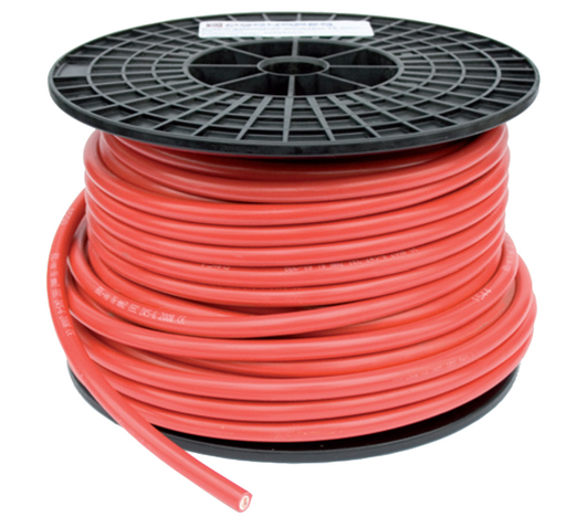 [3399925/r] HI-FLEX DOUBLE INSULATED BATTERY CABLE 25mm² RED (Spool of 50M)