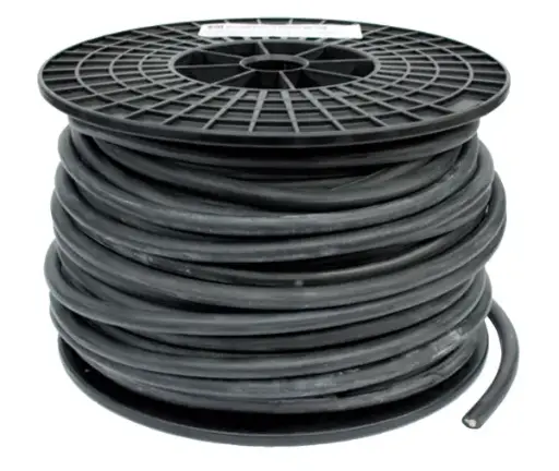 [30-29452] Tripolar Power Cable Black (H05VV-F) 3x 0.75mm² (Spool of 100M)