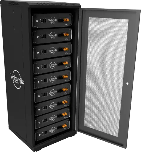 [VS-V10-RACK-30U] Voltsmile 30U V-Series cabinet voor 9x V10 Classic batterijen 