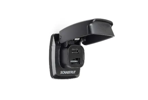 [SC-USB-F1] Flip Pro Fast Charge Dual USB Socket