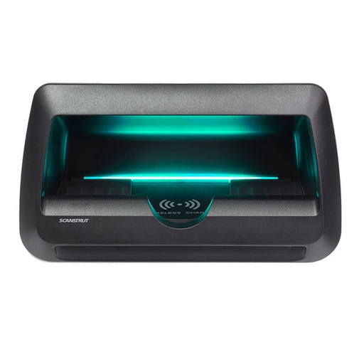 [SC-CW-10GT] Waterproof Wireless Charger - Cove LED 3 Coil 15W phone charging pocket 12/24V