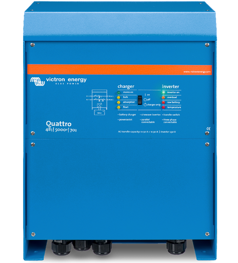 [QUA482501102] Quattro 48/5000/70-100/100 120V VE.Bus (UL)