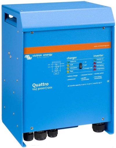 [QUA123020010] Quattro 12/3000/120-50/50 230V VE.Bus