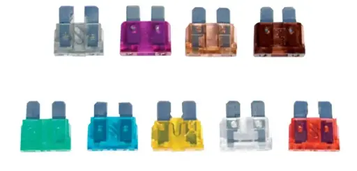 [630010] Plug-in blade fuse ATO 1A black packed / 100 pcs.