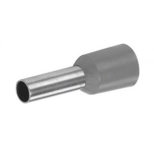 [720061/100] Ferrules 2.5mm2 18mm grey packed/100 pcs.