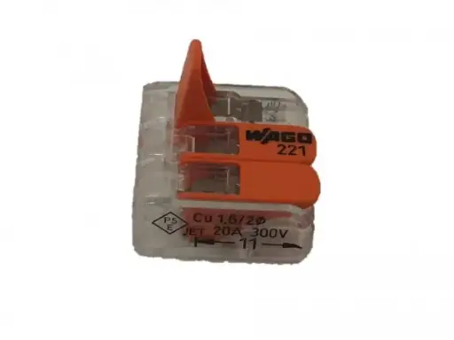 [42-222413] Wago Compact 3-way (Box of 50pcs)