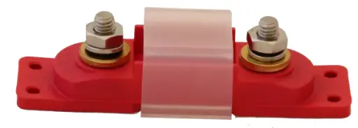 [800740] ANL fuse holder RED single up to 250A incl. 2x cover