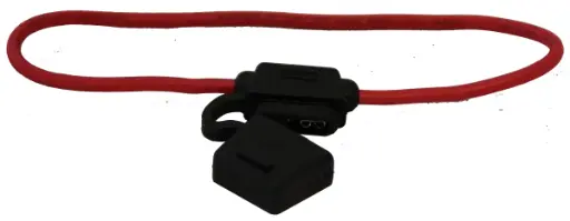 [120157] Blade fuse holder with 2 mm² cable (10 pieces)