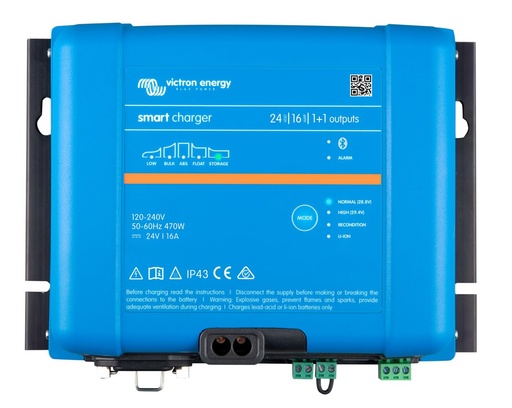[PSC241651095] Smart IP43 Charger 24/16(1+1) 120-240V