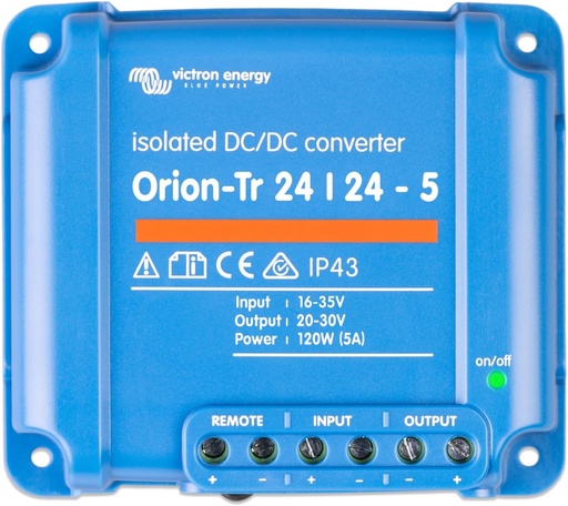 [ORI242410110R] Orion-Tr 24/24-5A (120W) Isolated DC-DC converter Retail