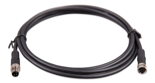 [ASS030560500] M8 circular connector Male/Female 3 pole cable 5m (bag of 2)