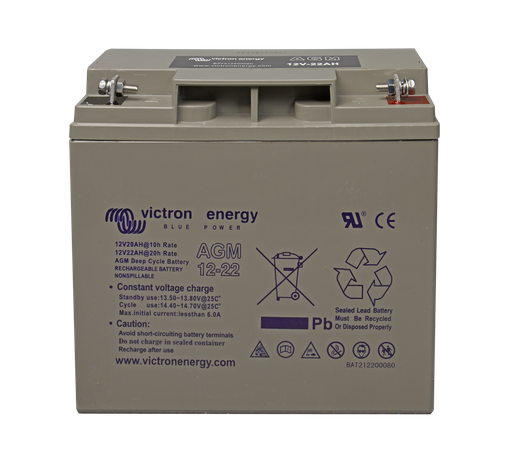 [BAT212200084] 12V/22Ah AGM Deep Cycle Batt.
