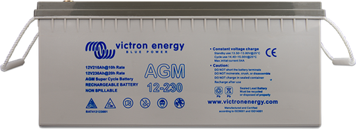 [BAT412112081] 12V/125Ah AGM Super Cycle Batt. (M8)