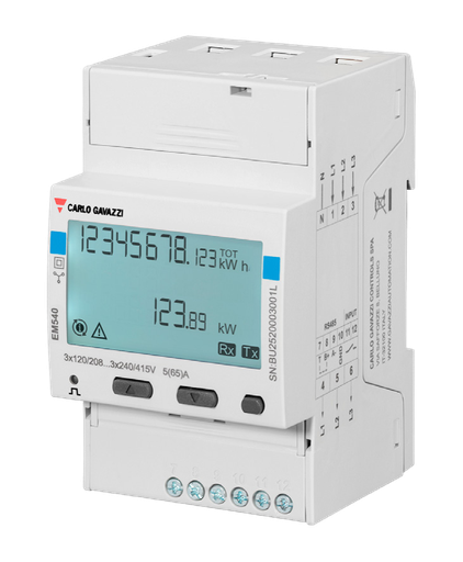 [REL200100100] Energy Meter EM540 - 3 phase - max 65A/phase